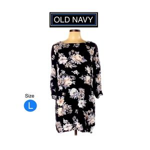 Flower Shirt Dress Sz L